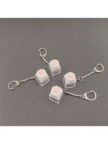 Stylish Cat Paw Keychain Party Favor Set - Multicolor - View 9