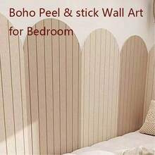 1 miếng dán tường sáng tạo phong cách Bohemian, miếng dán tường hình học tối giản Bắc Âu, miếng dán tường nền thiết kế vòm, miếng dán tường đầu giường ngủ/tấm dán tường chống va chạm/trang trí tường bằng nỉ, tấm dán tường đầu giường thanh lịch, bảng trưng bày ảnh tự dính không khung, bảng thông báo văn phòng, thích hợp để trang trí tường, chống va chạm, cách âm, ghi nhớ, áp dụng cho phòng ngủ/phòng học/phòng khách/tường ghế sofa/tường đầu giường/văn phòng/lớp học - Nhiều màu - Xem 1