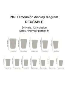 24个情人节美甲夹，设计甜美、时尚、高端，饰有浮雕心形水滴和蝴蝶结装饰——粉色和裸色撞色拼接——适合女孩和女士。礼品包含果冻胶和指甲锉。 - 紅色 - 查看 9