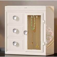 High Quality 3-Drawer Jewelry Storage Box Cabinet With Multiple Compartments, Suitable For Necklaces, Earrings, Rings - Jewelry Storage And Organizing Boxes, Necklace Display Boxes, Jewelry Boxes - Simple - View 10