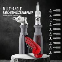 24合1棘轮螺丝刀套装，带磁性批头 - 多功能便携式维修工具，易于携带的迷你螺丝刀套装 - 彩色 - 查看 1