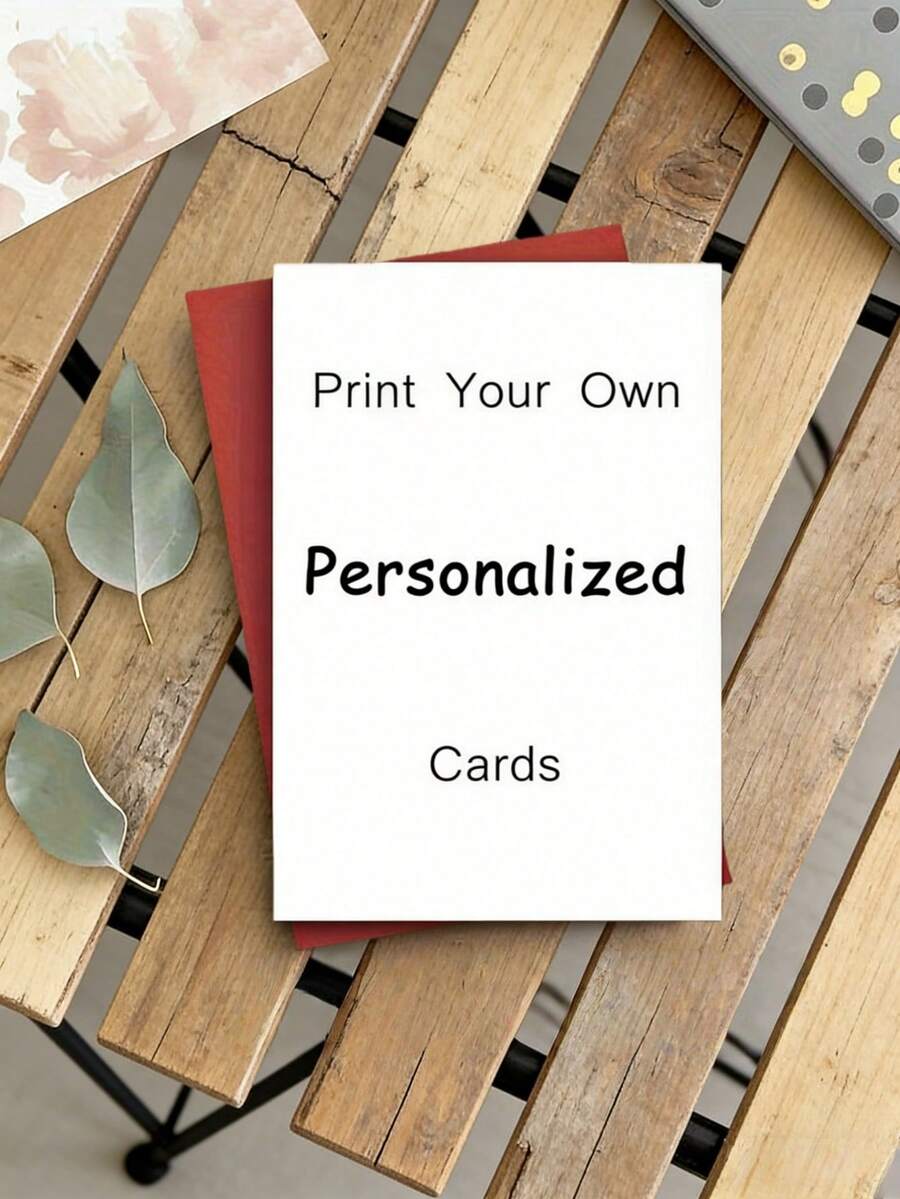 定制照片卡片 - 添加您自己的照片和个性化信息，个性化贺卡，定制照片卡片，个性化礼物，照片卡片，定制信息，DIY - 多色 - 查看 1