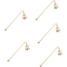 5piezas Apagador De Vintage Accesorio Decorativo para Aromticas y Scented Candles para Cumpleaos y Bodas - 5 - Ver 1