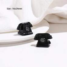 Bộ 2 món mô hình nhà cửa thu nhỏ, trang trí DIY, gồm TV cổ điển, điện thoại, máy ảnh, đàn piano, máy hát đĩa than, máy đánh chữ, vali, phụ kiện nhà búp bê, quà tặng sinh nhật bạn bè, đồ trang trí thủ công. - Nhiều màu - Xem 11