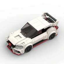 Adult Block Vehicles - White - View 1