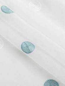 1/2 tấm rèm voan thêu cổ điển kiểu Châu Âu, rèm trắng trong suốt thích hợp cho phòng ngủ, ban công, phòng khách, rèm cửa sang trọng, rèm ren trắng thanh lịch được trang trí bằng họa tiết thêu lá tinh tế, rèm polyester mờ cho phòng khách, phòng ngủ, văn phòng và các dịp khác - Có thể giặt máy, rèm trang trí phòng ngủ. - Nhiều màu - Xem 6