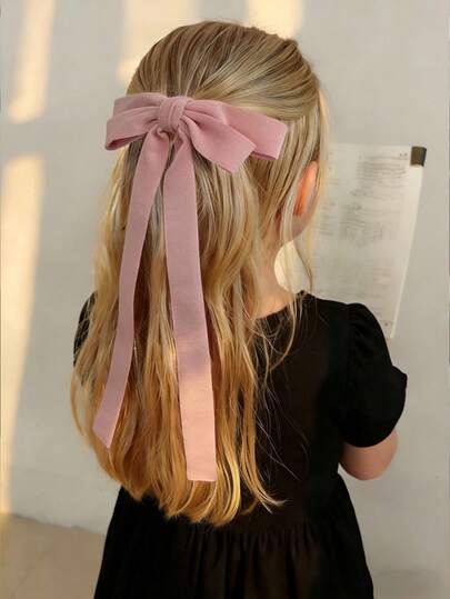 1 pieza Clip de pelo elegante de satén color borgoña, diadema, coletero, accesorio de pelo con mariposa de metal, decoración de pelo para el cumpleaños de niñas, pinza de pelo para adolescentes, útiles escolares