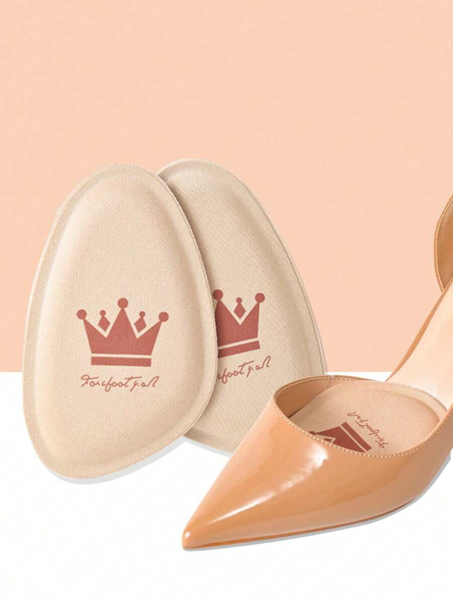 1 Pair Women's Anti-Slip Half Size Insoles For High Heels And Casual Shoes, Back To School Supplies, Women's Shoes, Boot Accessories, Accessories Gift Ideas Insulation, Galentines, Puppy, Carnival,Shoe,Spring Summer Picks,Brides Maid Gifts,Room,Bedroom Decor,Beach,Travel,For Men,For Women,Vacation,Women's Day,Travel Essentials,Wedding Favours,Y2k,Bedroom,Car Accessories Women,Kitchen Decor,Cute Stuff