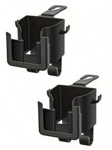 1 pieza/2 piezas Estante de almacenamiento multifuncional para respaldo de asiento de coche - Con portavasos, soporte para teléfono, bandeja y gancho, Estante de almacenamiento multifuncional 3 en 1, Estante de almacenamiento multifuncional de alta resistencia, Se adapta a la mayoría de vehículos, Puede sostener botellas de agua - Multicolor - Ver 3