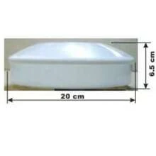 10 piezas de Tortilleros/topper de plástico para tortillas con tapa semitransparente, set de medio kilo de recipientes reutilizables para almacenamiento, fáciles de apilar, plástico duro con gran durabilidad - Blanco - Ver 4