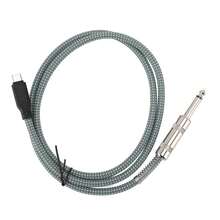 Tissting De Audio 6.35 Mm A USB C 5m (16.4 Ft) - Conector Chapado En Oro, Plug And Para Instrumentos Musicales Y Dispositivos Con USB C, Paraúsicos Y Aficionados - 3M - Ver 1