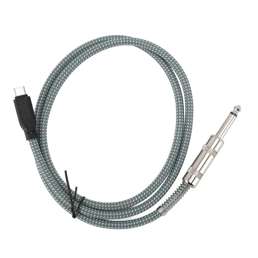 Tissting De Audio 6.35 Mm A USB C 5m (16.4 Ft) - Conector Chapado En Oro, Plug And Para Instrumentos Musicales Y Dispositivos Con USB C, Paraúsicos Y Aficionados - 3M - Ver 1