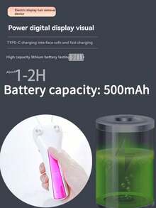 New Women's Electric Facial Hair Remover, USB Rechargeable Beauty Epilator, Suitable For Full Body Hair Removal - Purple - View 5