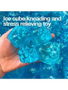50ml High Density Gel Ice Cube Soft & Cute Toy, Exquisite Sensory Toy, Super Stress Relief Toy, Sensory Squeeze Toy, Toy Game, Hobby, Collectible, Party Supplies, Teen Creative Toy, Teen Stress Relief Toy, Birthday Gift - Multicolor - View 9