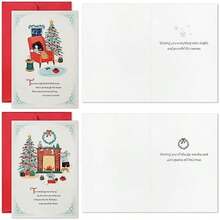 Hallmark 'Twas Night Before Christmas Card Surtido con caja de recuerdo (12 tarjetas con sobres)(Surtido de 12 tarjetas con caja - 'Twas the Night) - Multicolor - Ver 4