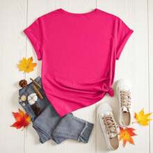 Women T-Shirts - Hot Pink - View 3