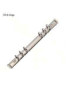 Metal Silver Loose Leaf Binder Rings, Fits A4, A5, A5 B5, A6, A7 Notebooks And Planners, Essential For Back To School, Study Supplies - Silver - View 7