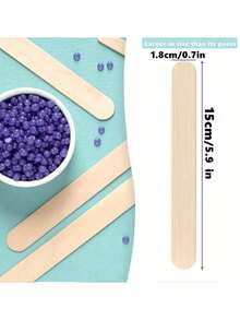 100pcs Large Size Hair Removal Wax Strips - High Quality, Painless Wax Strips For Body And Face Hair Removal