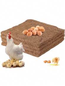 Coconut Fiber Pad For | Easy To Clean Poultry & Pet Nest, Ideal Filler For Chicken Nesting Box