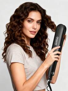 CRASTS Corn Silk Clip Board Pad Hair Root Top Perm Clip Fluffy Artifact, Perm Hair Top Flat Head, Corn Perm Device Large Board Face Inner Fluffy Wool Curl, Small Curl, Black - Black - View 6