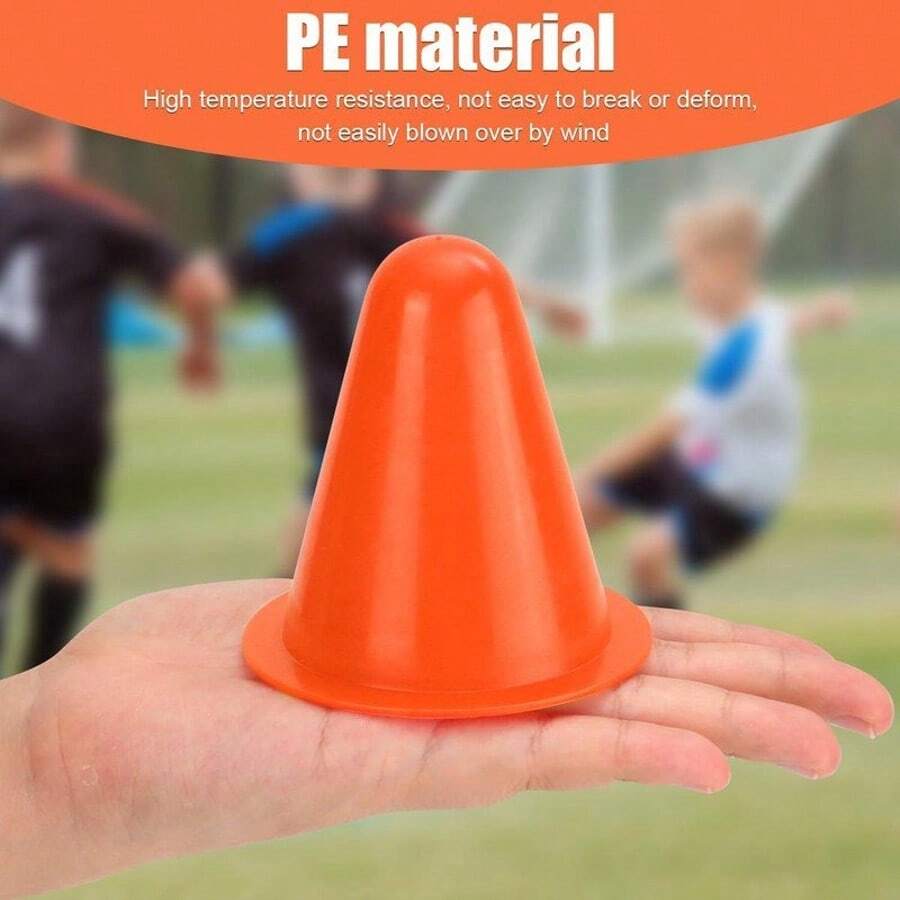 20pcs Football Training Cones, 3.15 Inch Mini Training Cones, Sports Marker Cones, Basketball Training Cones, Soccer Training Cones, Suitable For Indoor And Outdoor Basketball And Football Agility Training