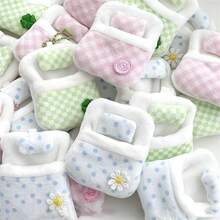 1PC Cute Fluffy Sennelier Exclusive Four-Leaf Clover Bedtime Mini Doll Bed Cover - Perfect Birthday Gift - Christmas Gift - Gift - Multicolor - View 2