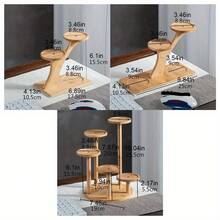 1pc Multi-Tier Succulent Plant Stand, Desktop Organizer Rack For Living Room, Office, Balcony, Thickened - Multicolor - View 4