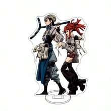 1PC Gachiakuta Rudo Enjin Riyo Zanka Dark Adventure Style Anime Character Acrylic Stand, Clear Figure Desktop Tabletop Display Ornament, Transparent Collectible Art Decor, Novelty Gift For Anime & Fantasy Art Fans - Multicolor - View 12