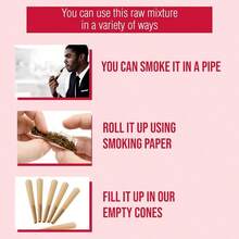 Strawberry Flavoured Roll Your Own Herbal Blend Tobacco And Nicotine Free Pack Of 1-35 Gram - QUẢ DÂU - Xem 3