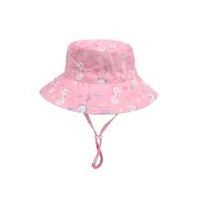 1 sombrero de sol de verano para niños, sombrero con protección solar para niños y niñas, gorro de lavabo transpirable, gorra de playa, sombrero de pescador - Multicolor - Ver 20