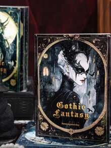 30sheets/Bag Gothic Fantasy Series Dark Theme Background Materials, DIY Scrapbooking Stickers Suitable For Phone Cases, Water Bottles, Car Cups, Computers, Guitars, Bicycles, Skateboards, Luggage, Diaries, Etc. - Multicolor - View 6