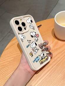 A Cartoon Snoopy Pattern, A High-Bamboo Anti-Drop Phone Case Made Of Tpu Material, Can Be Given As A Holiday Gift. It Is Suitable For IPhone Xs/ XS Max /Xr/11, 12, 13, 14, 15, 16pro/Promax/14, 15, 16plus/17, And Is Suitable For Both Men And Women - 彩色 - 查看 3