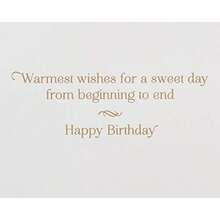 Papyrus Birthday Card for Her (Fashion Feather Heels)(Pastel de cumpleaños floral.) - Multicolor - Ver 3