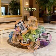 Transparent Mini Inertial Toy Car, Creative Small Gift, Party Favors, Egg Fillers, Goodie Bag Stuffers, Classroom Rewards. Cute Pocket-Sized Plastic Car, Creative & Portable, Great For Boys & Girls, Ideal Gifts For Parties, Birthdays, Valentine's Day, Christmas, Thanksgiving, Easter, Stress Relief Toy - Multicolor - View 15