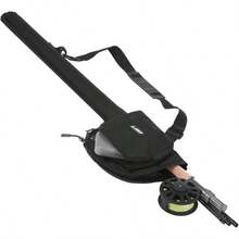 Bolsa de Lona para caa de Pescar, Estuche porttil para almacenar carretes y caas de Pescar, Bolsa para Pesca con Mosca - inicial - Ver 5