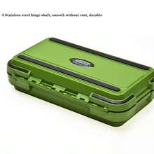 Waterproof Fishing Tackle Box Fishing Accessories Tool Storage Box Fish Hook Lure Fake Bait Boxes For Carp Fishing Goods - Green - View 6