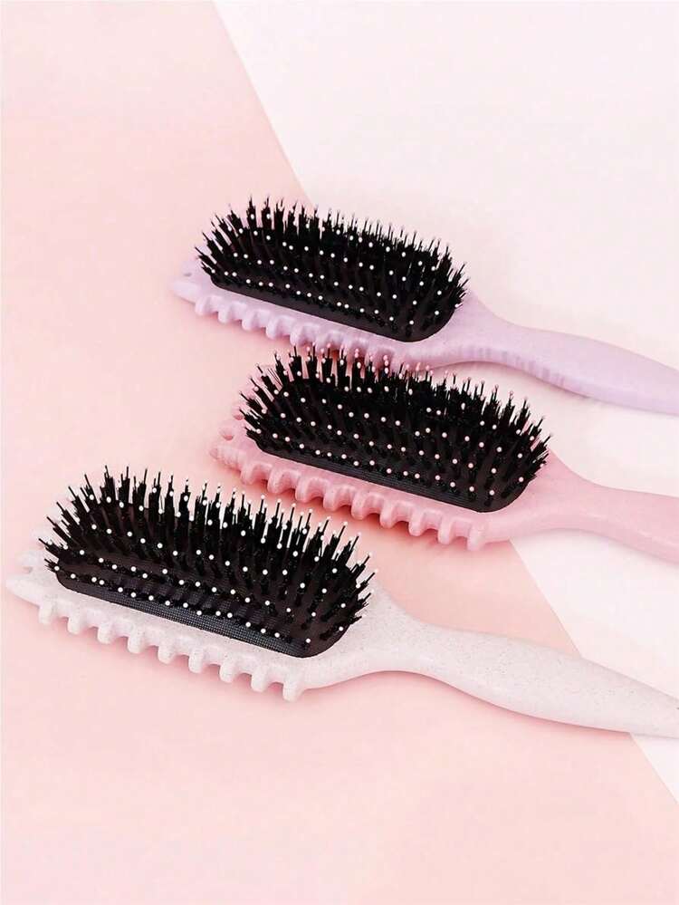 0150623540004 Hair Brushes - EU+UK 2026 Curling Styling Comb - Featuring Bristles And Special Design For Curly Hair, Suitable For Men And Women To Shape And Style Curly Hair, Reducing Pulling And Separation. Essential Hairstyling Tool, Product And Accessory For Salons, Beauty Parlors, Travel, Back To School, Vacation, Etc., As Well As Women's Hairstyling Accessories. - Multicolor - View 9