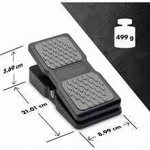 -AUDIO EX-P Pedal de Expresión Universal para Teclado MIDI, Teclado Musical, Controlador MIDI y Pedales de Efectos de Guitarra Compatibles - Pedalear para sostener - Ver 3