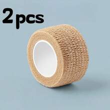 1/2/4/8pcs 2m Stretchable Beige Non-Woven Self-Adhesive Toe Protector Tape, Suitable For Blisters On Toes, Fingers, High Heels, Sports, Breathable Non-Woven Fabric For Fingers, Ankles, Wrists, Waist - Multicolor - View 16