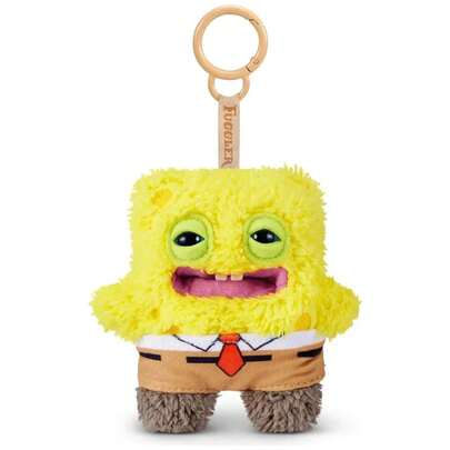 Spin Master X Licensed 5-Inch Plush Keyrings, //Gary The Snail/Squidward/Sheldon Plankton, Funny Ugly Monster Stuffed Animal With Human-Like Teeth, Collectible Bag Charm For Kids, Tweens, Teens, Adults, Fans Of Weird Plush