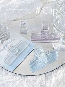 Acrylic Chip Clips For Bags, Transparent Food Seal Clips, Multicolor Kitchen Storage Snack Bag Clips With Metal Spring, Durable Airtight Seal Grip - Multicolor - View 7