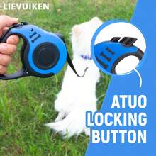 9.8ft Retractable Dual-Handle Dog Leash, Easy Control And Comfortable Grip - Multicolor - View 5