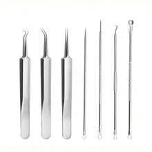 Kit removedor de puntos negros 2 en 1, juego de herramientas de alta calidad para extraer puntos negros con estuche, adecuado para hombres y mujeres, set de limpieza facial, herramienta esencial para el cuidado de la piel y el maquillaje, excelente regalo para volver a la escuela - Multicolor - Ver 11