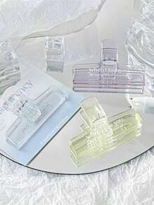 Acrylic Chip Clips For Bags, Transparent Food Seal Clips, Multicolor Kitchen Storage Snack Bag Clips With Metal Spring, Durable Airtight Seal Grip - Multicolor - View 4