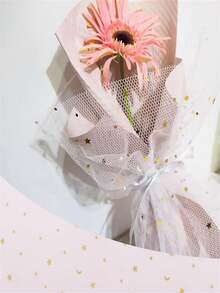 10/20 Sheets Of Gold/Black Moon And Star Patterned Tissue Paper | 20*27in Inches. Suitable For Valentine's Day, Wedding Season, Ramadan, Bouquet Wrapping, Gift Box Lining, Birthday Gift Wrapping, Crafts - Multicolor - View 6