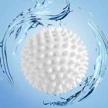 1/4/6个装洗衣球（白色） - 防污、去渍、去毛絮，专为特定面料设计，无需电源，衣物柔顺剂，洗涤烘干一体，减少褶皱和静电，防止衣物缠绕，避免家居用品与衣物“冲突”，洗衣球 - 彩色 - 查看 5