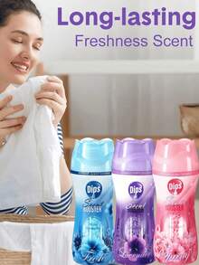 OBOVAY 薰衣草香氛珠：抗菌、清新香氛、柔顺衣物、护色、深层清洁、持久留香。适用于洗衣机、手洗、日常通勤、旅行、衣物护理、居家、办公等多种场合。也是开学季的理想礼物。惊喜礼物、送给女朋友的礼物、年末庆祝礼物、送给男朋友的惊喜礼物。 - 彩色 - 查看 4