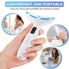 450mAh Electric Microcurrent Facial Beauty Device, Neck Lifting & Skin Rejuvenation, LED Face Firming Massage - Multicolor - View 11