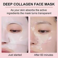 Jelly Gel Mask With Salmon DNA Collagen, Overnight Face Mask For Glass Glow Skin, Hydrating, Firming & Elasticity Boost, Korean Skincare, Ideal For Women, Gift, Holidays & Daily Use - 1盒/4個 - 查看 6