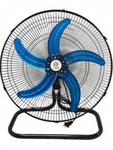 Ventilador Metálico 3 En 1 Con 5 Aspas 50 Cm Mod. Tn001 45.72 Cm 60 Negro Cromo Metal 5 - Negro - Ver 3